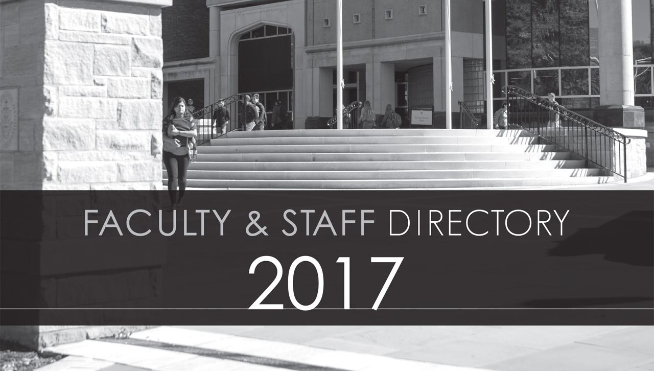 The Fall 2017 Faculty and Staff Directory is Ready