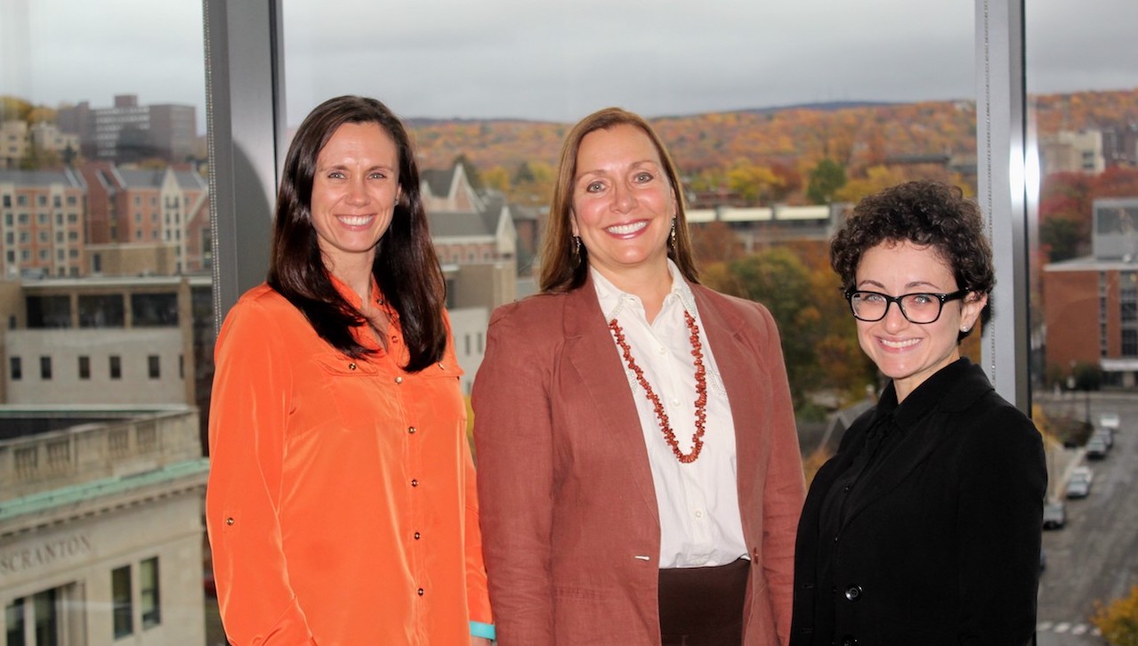 A pilot study by University of Scranton faculty members Jessica L. Bachman, Ph.D., assistant professor of exercise science; Joan A. Grossman, Ph.D., assistant professor of exercise science and sport, principal investigator; and Danielle Arigo, Ph.D., assistant professor of psychology, shows that, compared to endurance-based aerobic exercise like walking or swimming, high-intensity interval training (HIIT) may be more effective in achieving meaningful weight loss among obese postmenopausal women.