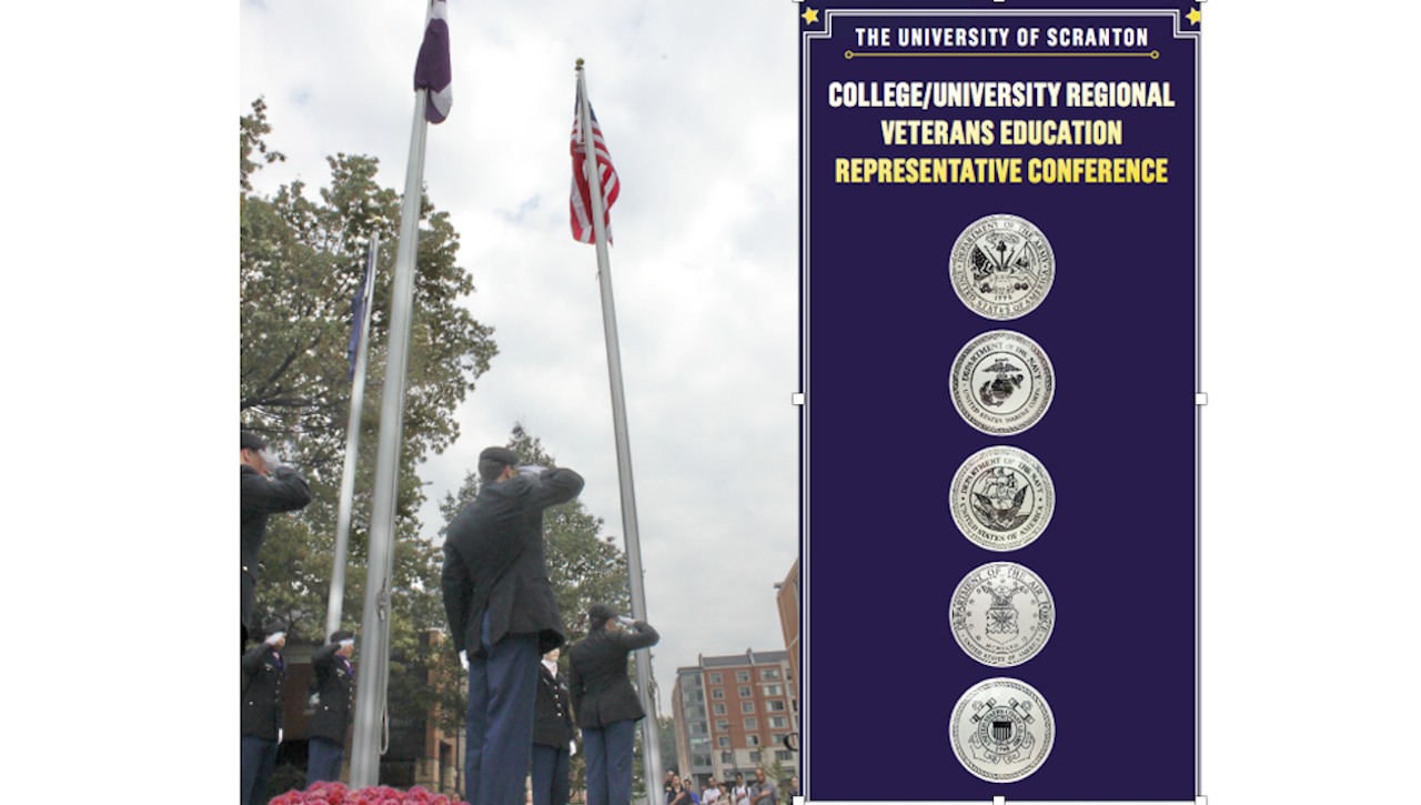 The University of Scranton will host the College/University Regional Veterans Education Representative Conference on Friday, April 6, for student veteran leaders and those in higher education who serve student veterans. The conference is supported through a grant from Lockheed Martin Corp.