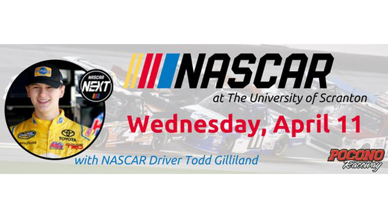 NASCAR Day on campus -- April 11