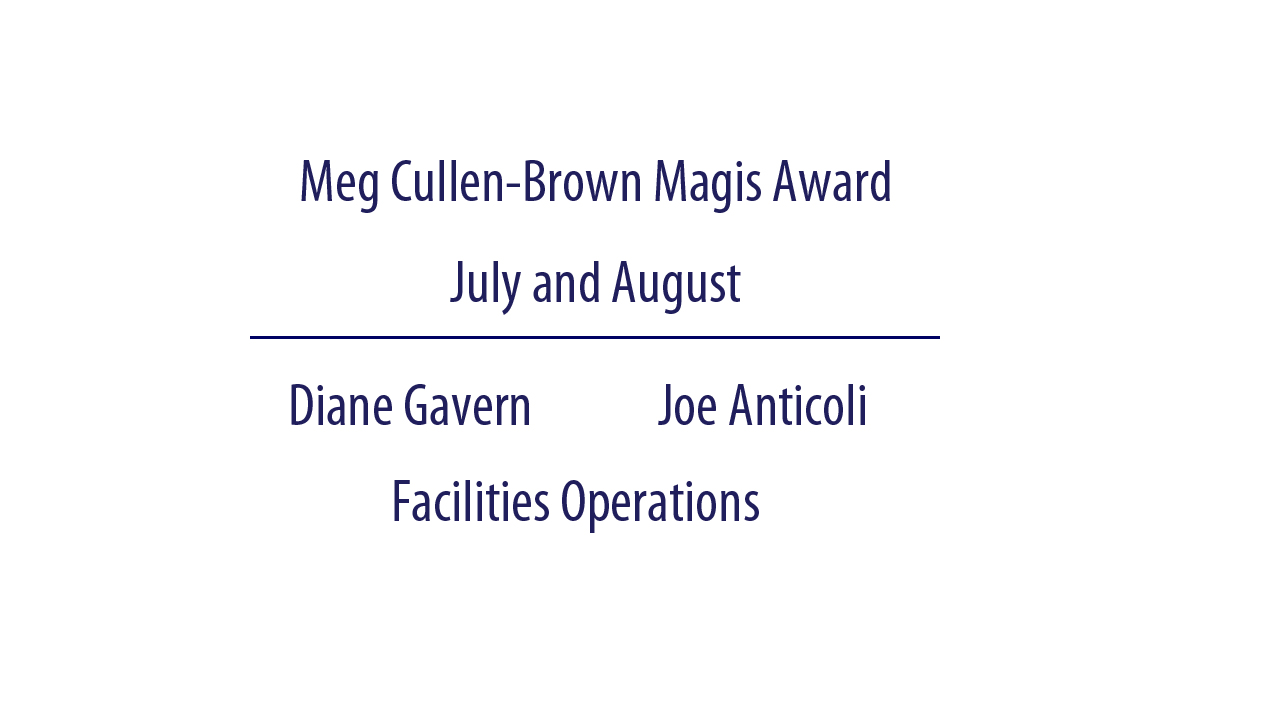 Meg Cullen-Brown Magis Award Winners