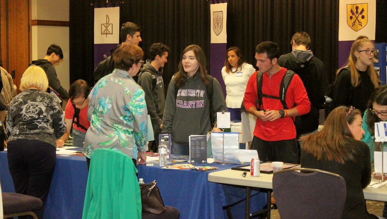 More than 600 students wishing to serve the community learned about service opportunities at 65 area nonprofit organizations at the University’s annual Volunteer Fair.