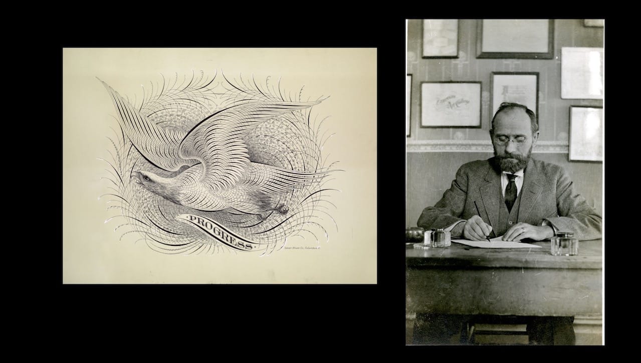 The Weinberg Memorial Library will host a lecture titled “The World’s Best Penman: The Artistic and Business Career of Charles Paxton Zaner, 1864-1918,” by Special Collections Librarian Michael Knies on Zaner’s career and the profession of penmanship during his lifetime on Wednesday, Oct. 24, at 6 p.m. in the Heritage Room. The exhibit, which includes “Progress,” will be on display through Dec. 14.