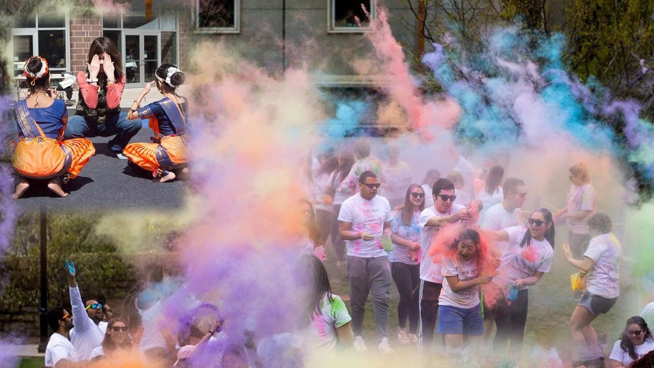 Holi Festival 2018, hosted by the Asia Student Club,  is one of the programs sponsored by a Diversity Initiatives Grant. Photos taken by the University of Scranton Student Photography Club.