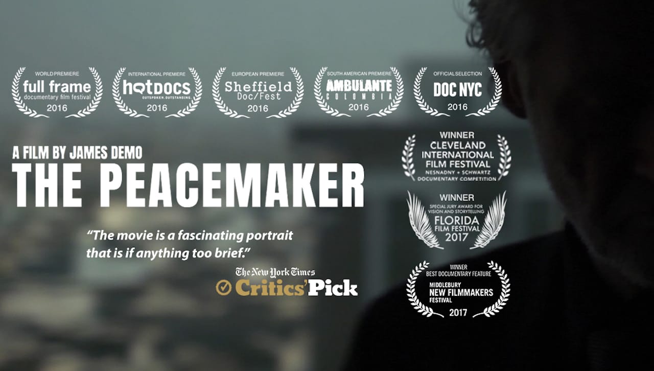 The documentary “The Peacemaker” will be shown on Thursday, Dec. 6, at 5:30 p.m. in the Pearn Auditorium of Brennan Hall.
