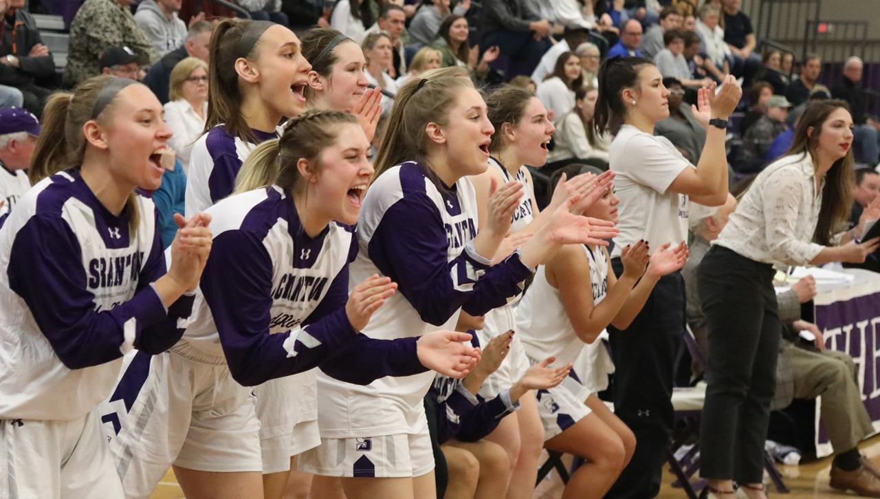 The University of Scranton women's basketball team will play in the NCAA Tournament for the 32nd time in program history, as the Lady Royals will host First and Second Round games in the Long Center beginning Friday. © Photo by Timothy R. Dougherty / doubleeaglephotography.com