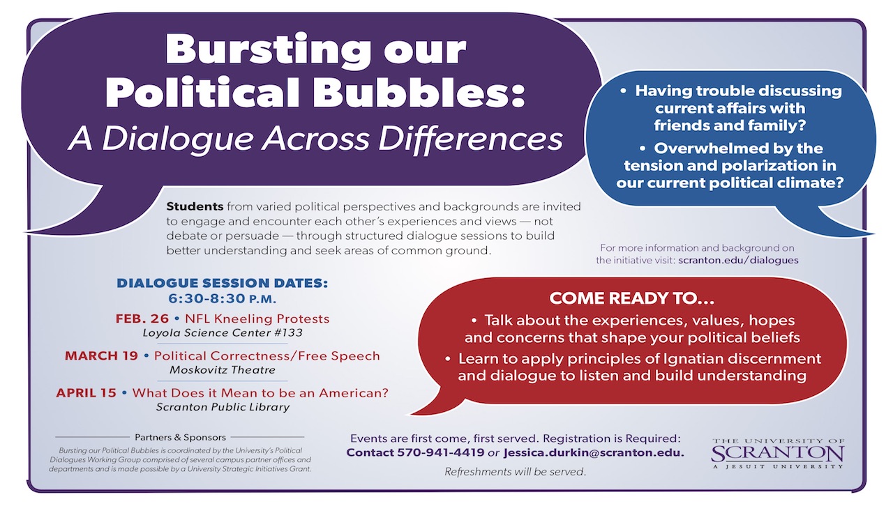 Bursting our Political Bubbles: A Dialogue Across Differences image