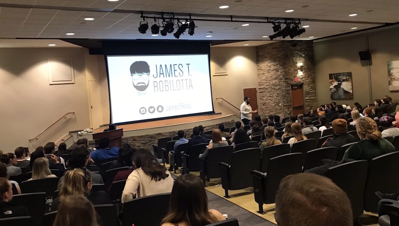 James T. Robilotta, author, professional speaker and personal coach, served as the Keynote Speaker at the ninth annual IGNITE Leadership Conference hosted by the University’s Center for Student Engagement.