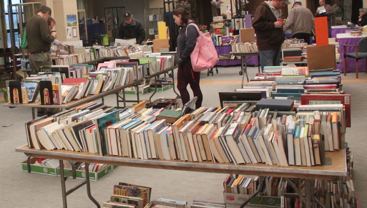 The University’s Weinberg Memorial Library is requesting volunteers and book and tag sale donations for its annual spring book sale set for April 27-28. All proceeds from the book sale will benefit the Friends of the Weinberg Memorial Library Endowment, which supports library collections and services.