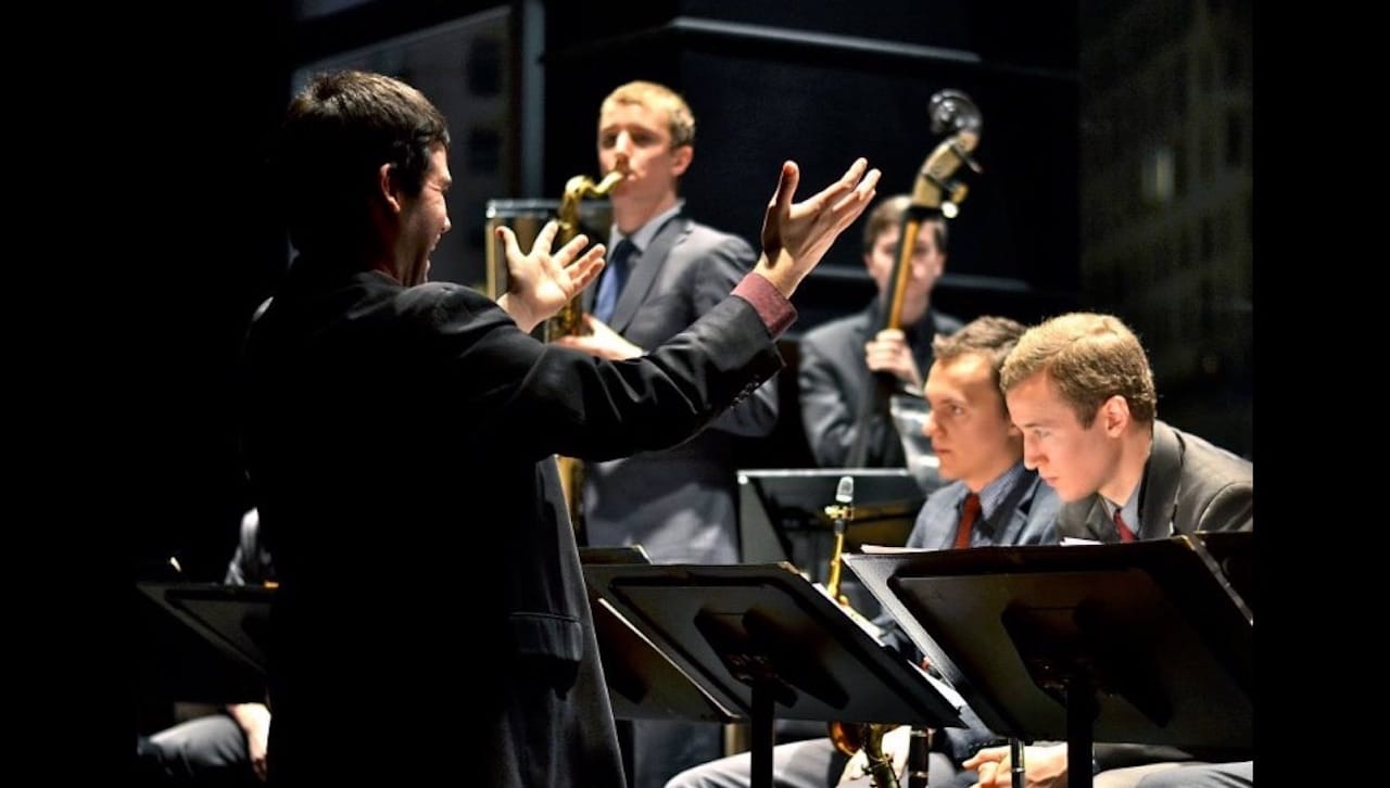 The versatile New York City-based big band Kyle Athayde Dance Party will perform Saturday, March 23, at 7:30 p.m. in the Houlihan-McLean Center. Admission is free.