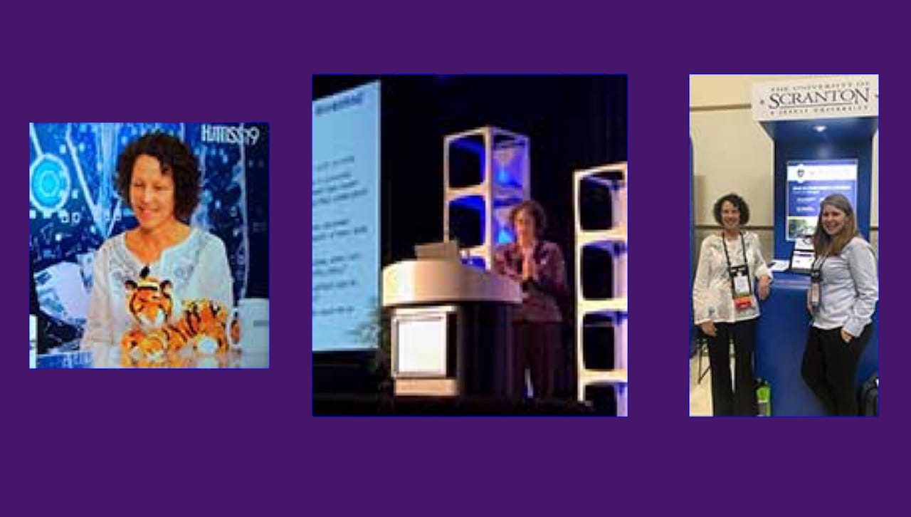 Beth Elias, Ph.D., an adjunct faculty member in the University’s health informatics program, spoke at the 2019 Healthcare Information and Management Systems Society (HIMSS) conference, which was attended by 40,000 health information and technology professionals from more than 90 countries.