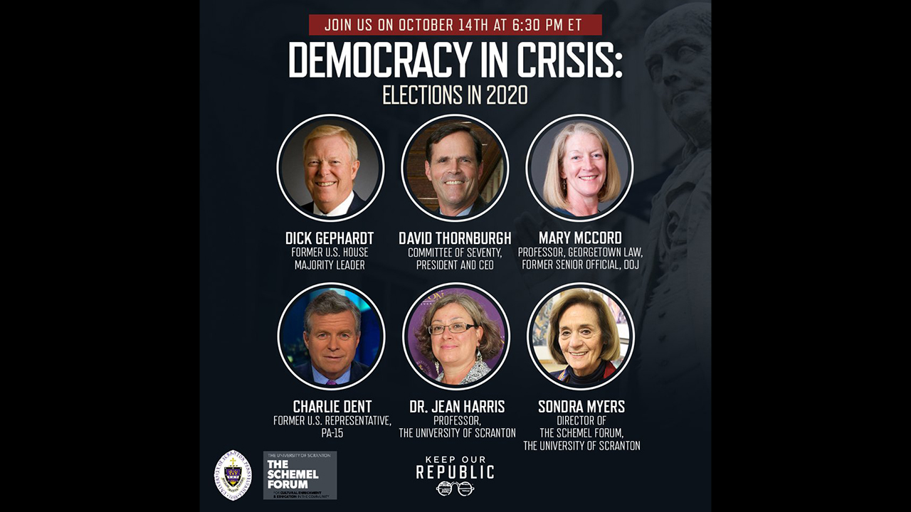 Join us for Democracy in Crisis: Elections in 2020