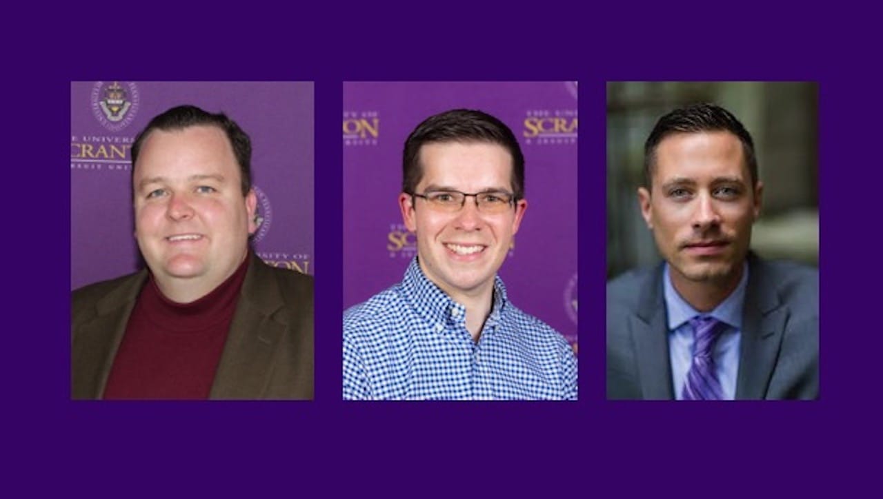 Sean Brennan, Ph.D., professor of history, Christopher E. Fremaux, Ph.D., assistant professor of philosophy, and Michael J. Jenkins, Ph.D., associate professor and chair of the Department of Sociology, Criminal Justice and Criminology, will lead The University of Scranton’s Schemel Forum courses during the spring semester. Registration is required to participate. The courses are offered in both in-person and zoom formats.