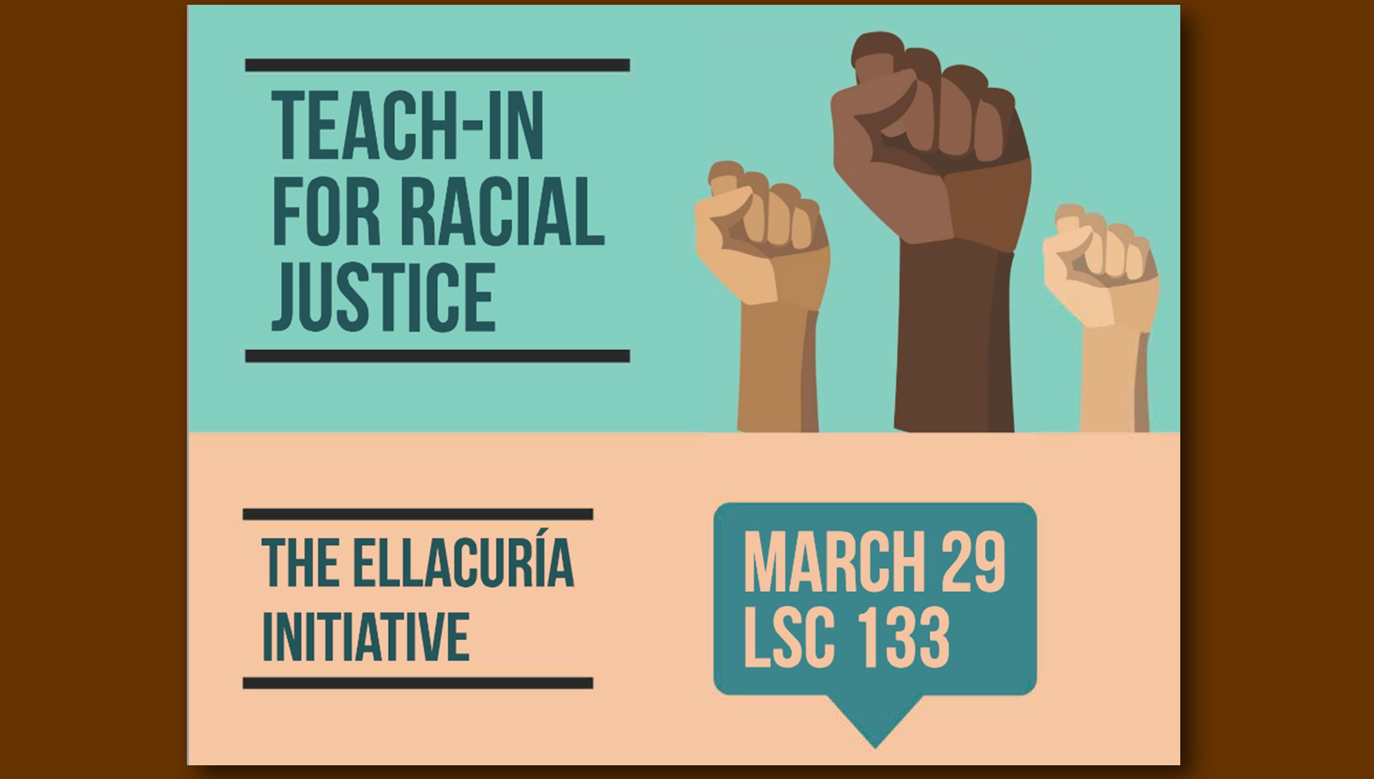 Teach-In For Racial Justice March 29