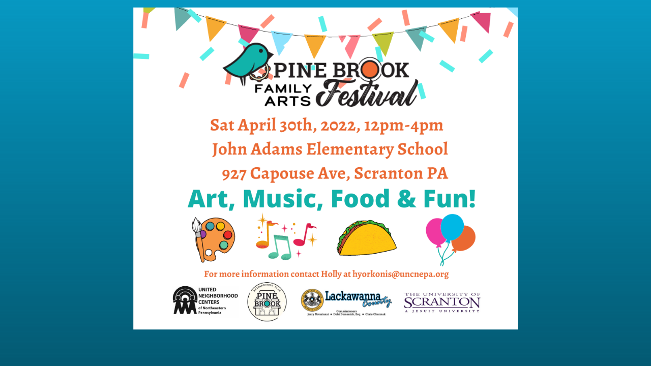 Inaugural Pine Brook Arts Festival Saturday, April 30 