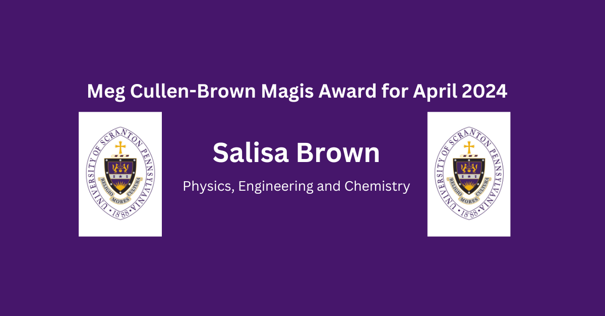 Meg Cullen-Brown Magis Award for April 2024