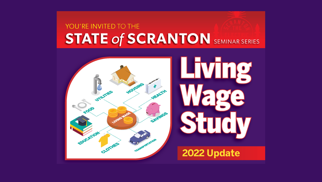 Upcoming State of Scranton to Share Living Wage Report 2022 Updatebanner image