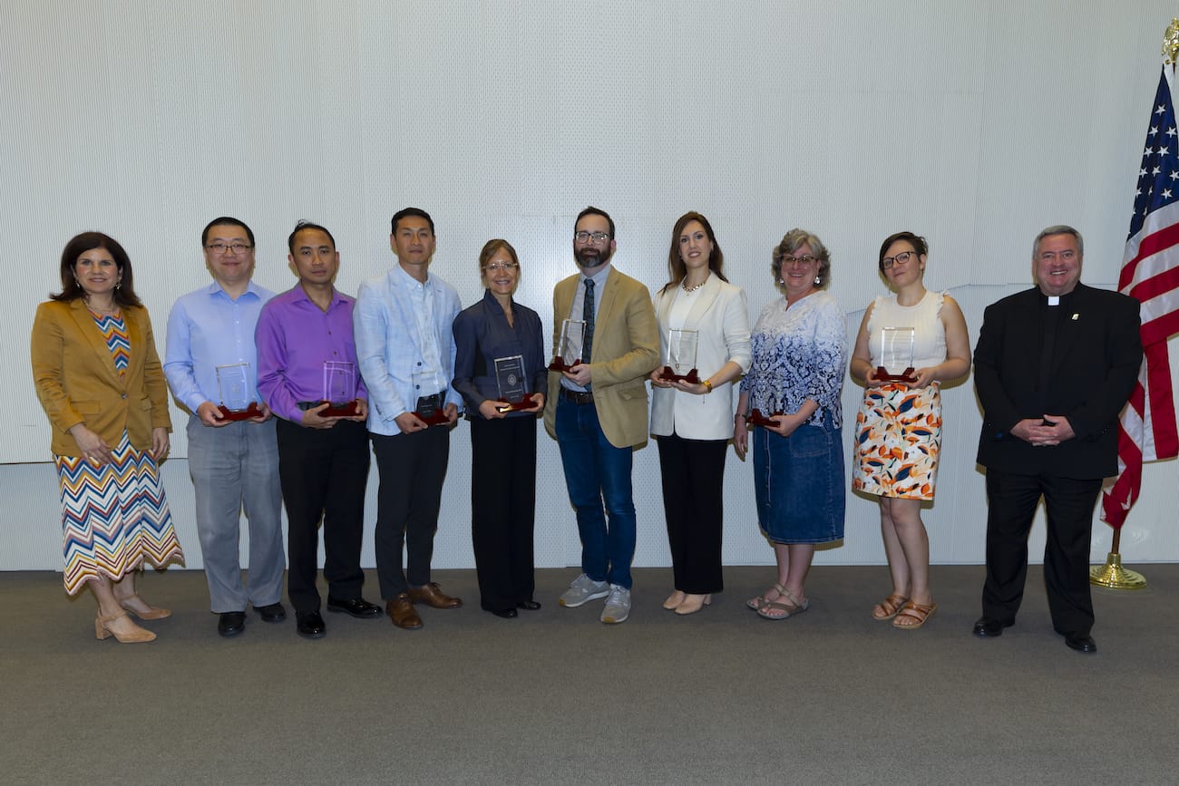 Ten Faculty Members Recognized for Excellence banner image