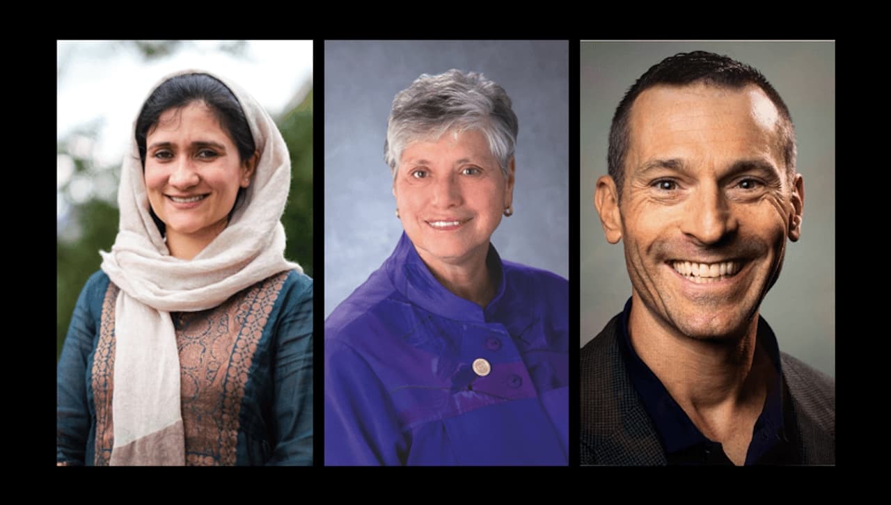Shabana Basij-Rasikh, the co-founder and president of the School of Leadership, Afghanistan (SOLA); Sister Mary Persico, IHM, Ed.D., the president of Marywood University; and Joseph M. Vaszily ’95, former University of Scranton trustee; will receive honorary degrees from The University of Scranton at its undergraduate commencement ceremony on Sunday, May 19.