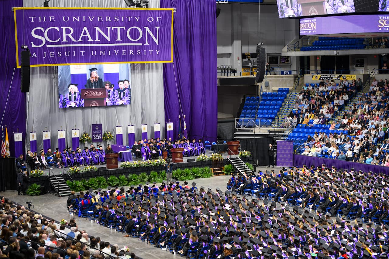 Undergraduate Commencement Mohegan Arena Overview
