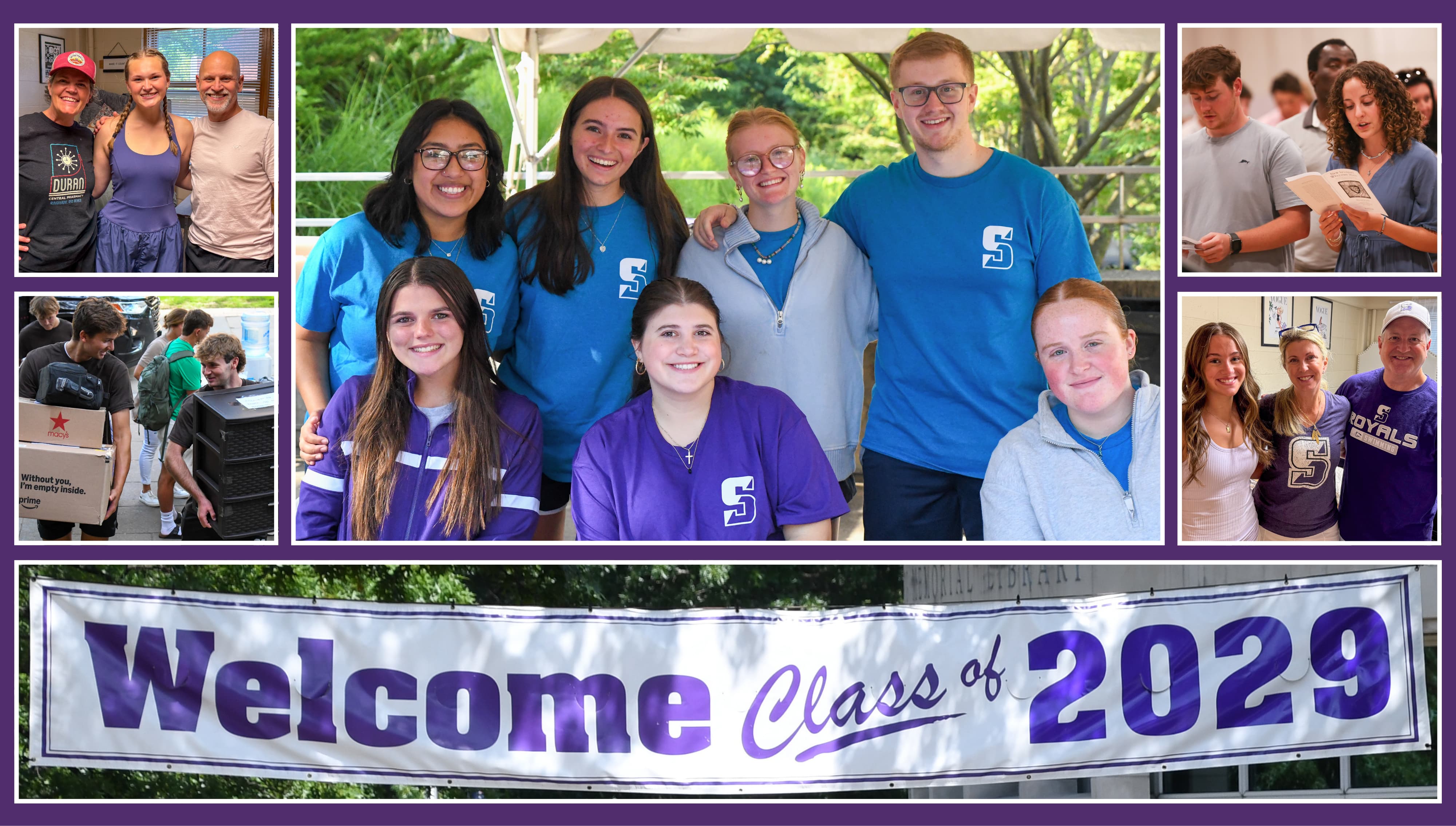 The ̽ϵ this past weekend welcomed thousands of students and their families to campus, including 940-plus incoming first-year, 35-plus incoming transfer and about 250 incoming graduate students. The weekend was loaded with activities, including First-Year Move-In, the Class of 2029 Welcome Mass, meals, games, mixers and more. Today is the first day of the fall term.