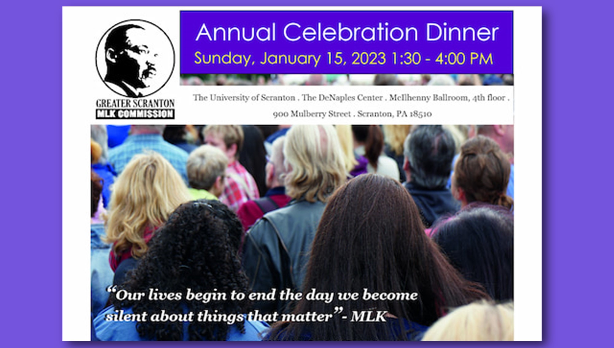 Greater Scranton MLK Commission Hosts Annual Community Dinner image