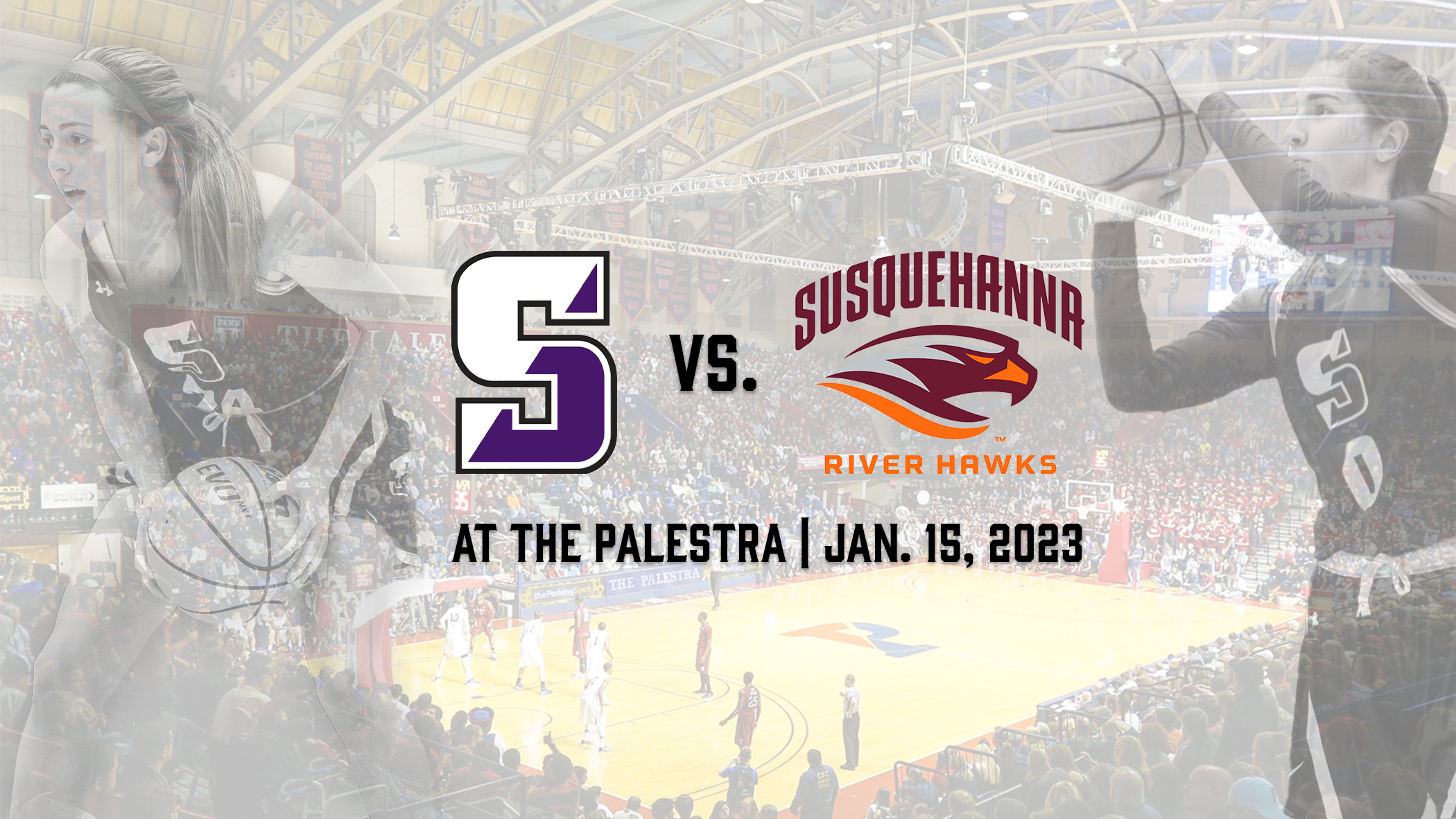 Women's Hoops to Clash With Susquehanna at The Palestra on Jan. 15 image