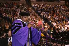 Wycliffe Gordon, seen performing at The University of Scranton’s 2006 Commencement, will join Eric Reed at a performance at The University of Scranton on Saturday, Oct. 18, at 7:30 p.m. in the Houlihan-McLean Center.