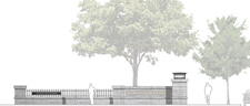 The first phase of The University of Scranton multi-million dollar contribution to the Mulberry Street Improvement Project envisions wider, bluestone walkways, an enlarged pedestrian crosswalk area, and a large limestone, wrought iron and cast stone sign on the northeast corner of Jefferson Avenue and Mulberry Street.