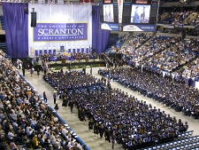 The University of Scranton conferred nearly 950 bachelor's and associate's degrees at its undergraduate commencement ceremony on Sunday, May 30, 2010, at Mohegan Sun Arena at Casey Plaza.