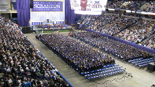 The 900 plus members of The University of Scranton Class or 2013 include recipients of some of the nation’s most prestigious scholarships, including the Truman Scholarship, Goldwater Scholarship and multiple Fulbright scholarships. The University conferred more than 900 bachelor’s and associate degrees at its undergraduate commencement on May 26 at the Mohegan Sun Arena, Wilkes-Barre.