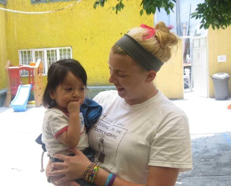 Julia Dolan was among the more than 100 University of Scranton students who traveled to ten different locations throughout Central and South America for service trips this summer.