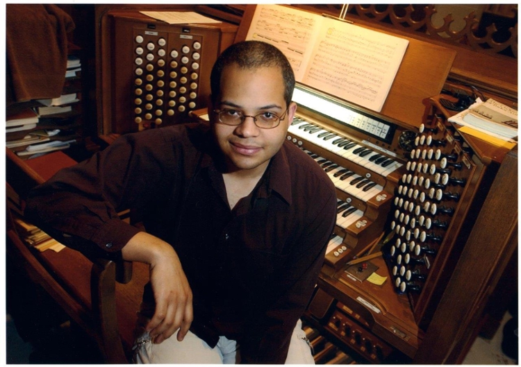 Organist Christopher Johnson will perform Sunday, March 22, in the Houlihan-McLean Center. Admission is free and the event is open to the public.