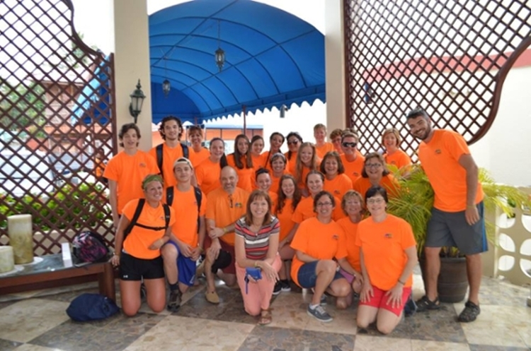 During Easter break, Kimberly A. Subasic, Ph.D., associate professor of nursing at The University of Scranton; Cristen Walker, faculty specialist; and nine nursing students traveled on a medical mission trip to the Dominican Republic led by Scranton alumni John Juliano, M.D., an orthopedic surgeon, and his wife, Mary, a dentist.