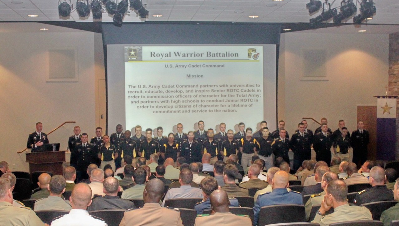 International Fellows Meet Scranton ROTC Cadets image