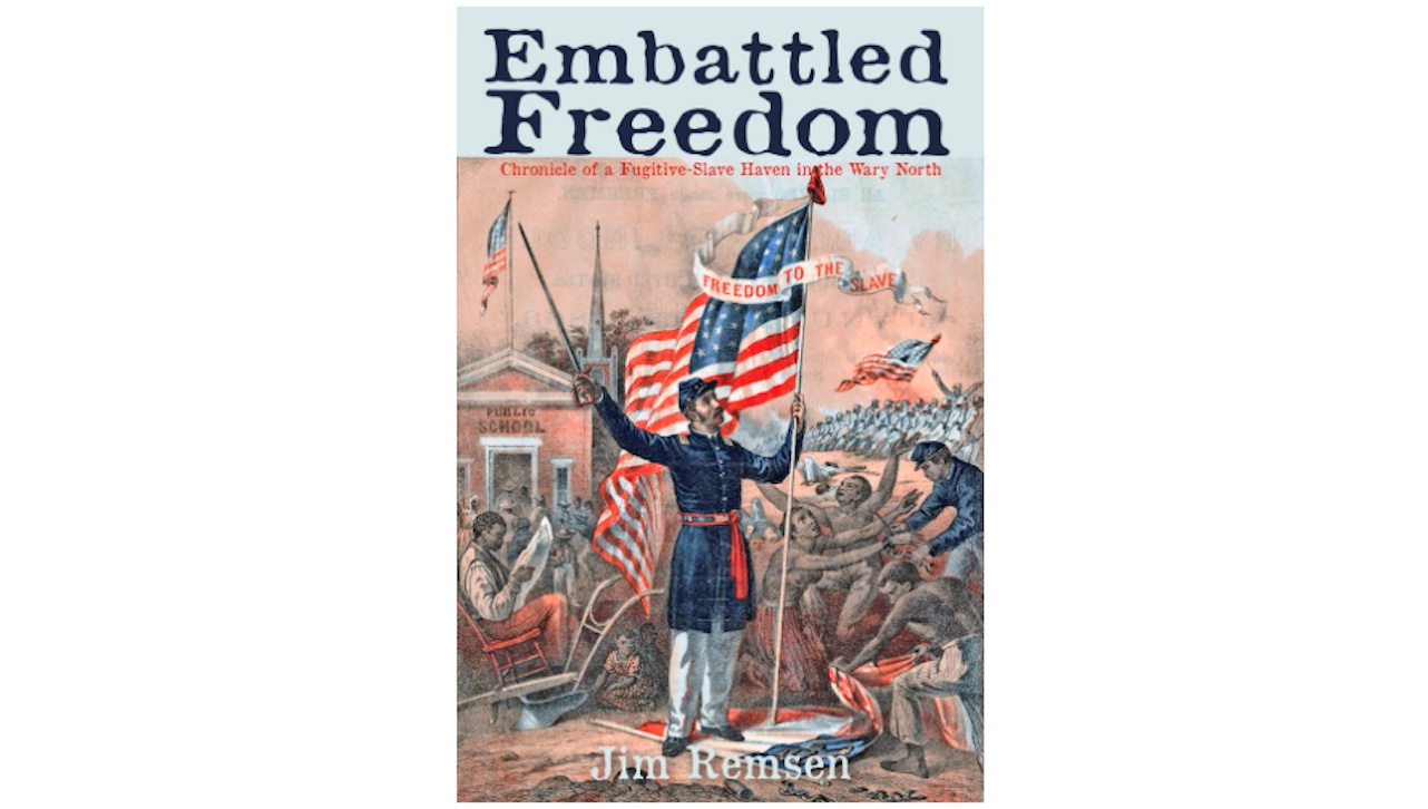 Jim Remsen, author of the book “Embattled Freedom,” discussed the historic Pennsylvania case of black voting rights at The University of Scranton’s Schemel Forum Collaborative Program with the Lackawanna Historical Society, which was held at the Weinberg Memorial Library in the fall semester.