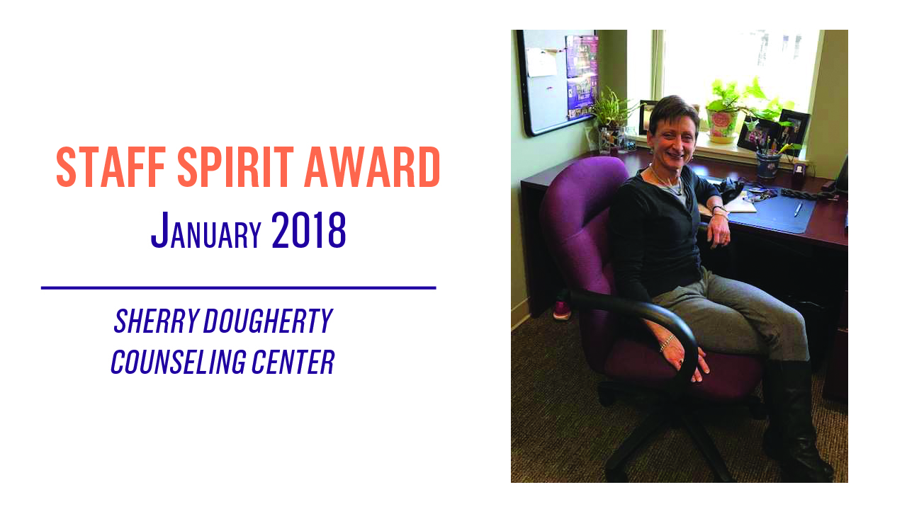 January 2018 Staff Spirit Award image