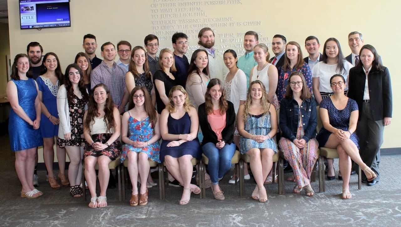 Thirty-four members of The University of Scranton’s class of 2018 graduated from its undergraduate Honors Program.