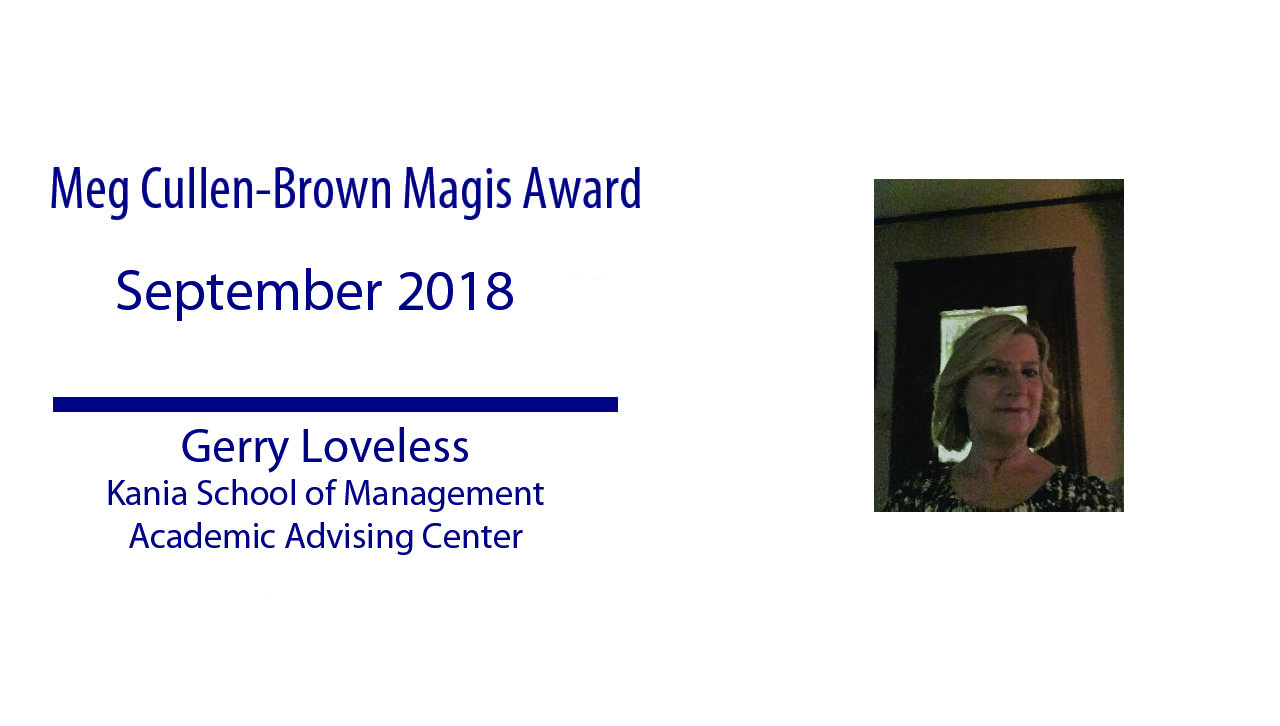 MEG CULLEN-BROWN MAGIS AWARD: Gerry Loveless image