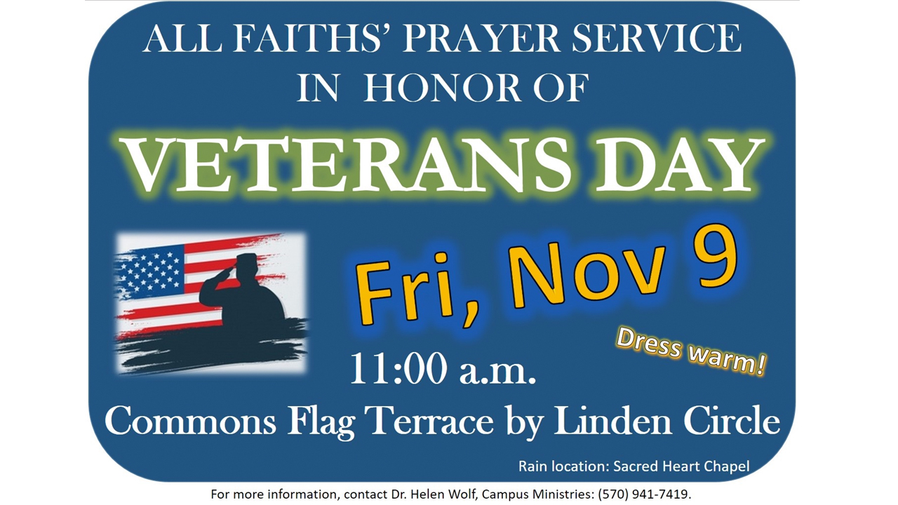 Veterans' Day Prayer Service image