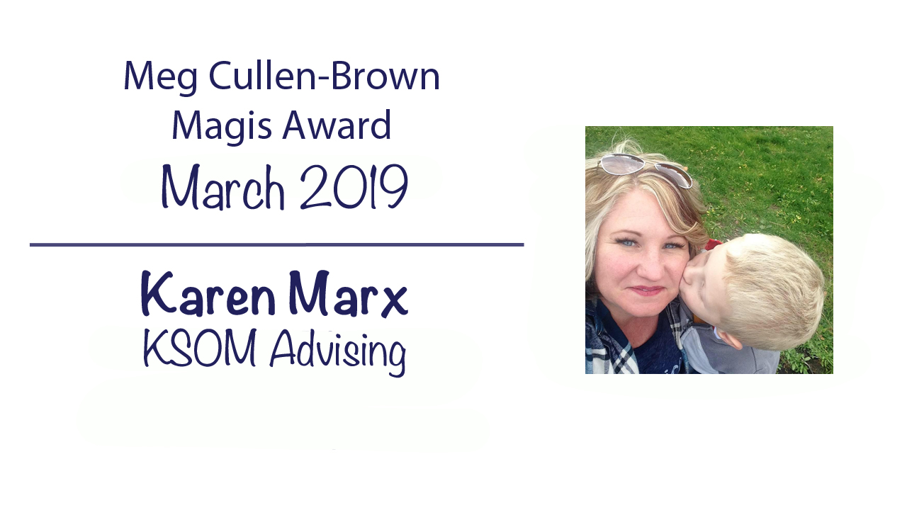 Magis Award Winner - Karen Marx