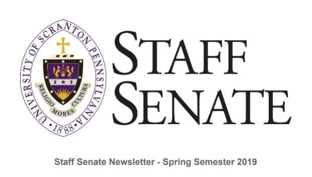 Staff Senate Newsletter - Spring Semester 2019 image