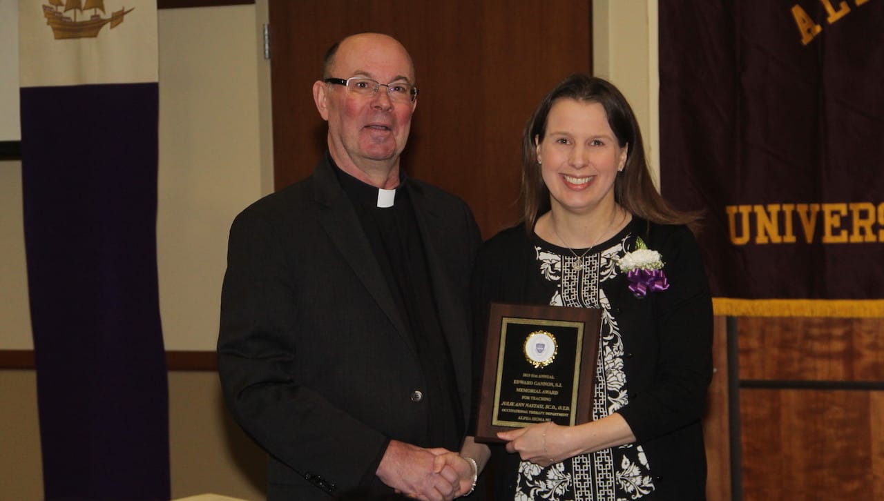 Alpha Sigma Nu Teacher of the Year Named image