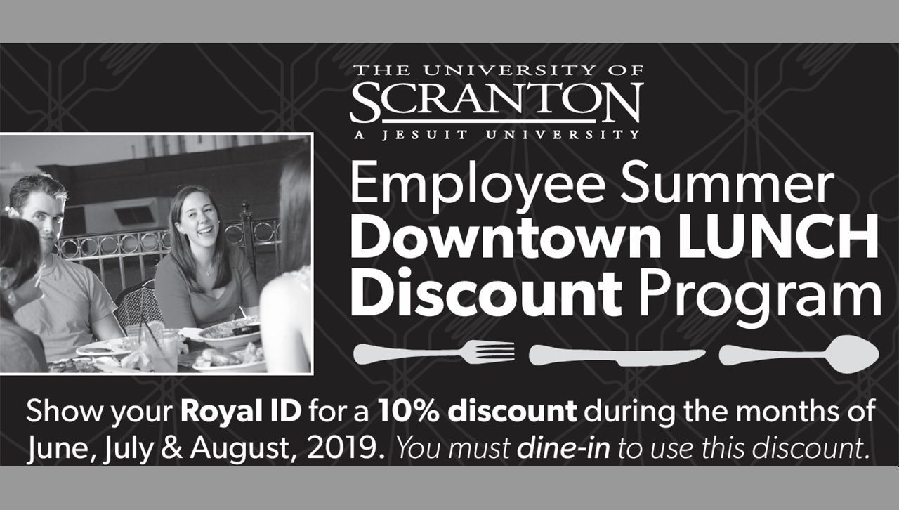 Employee Summer Downtown Lunch Discount Program