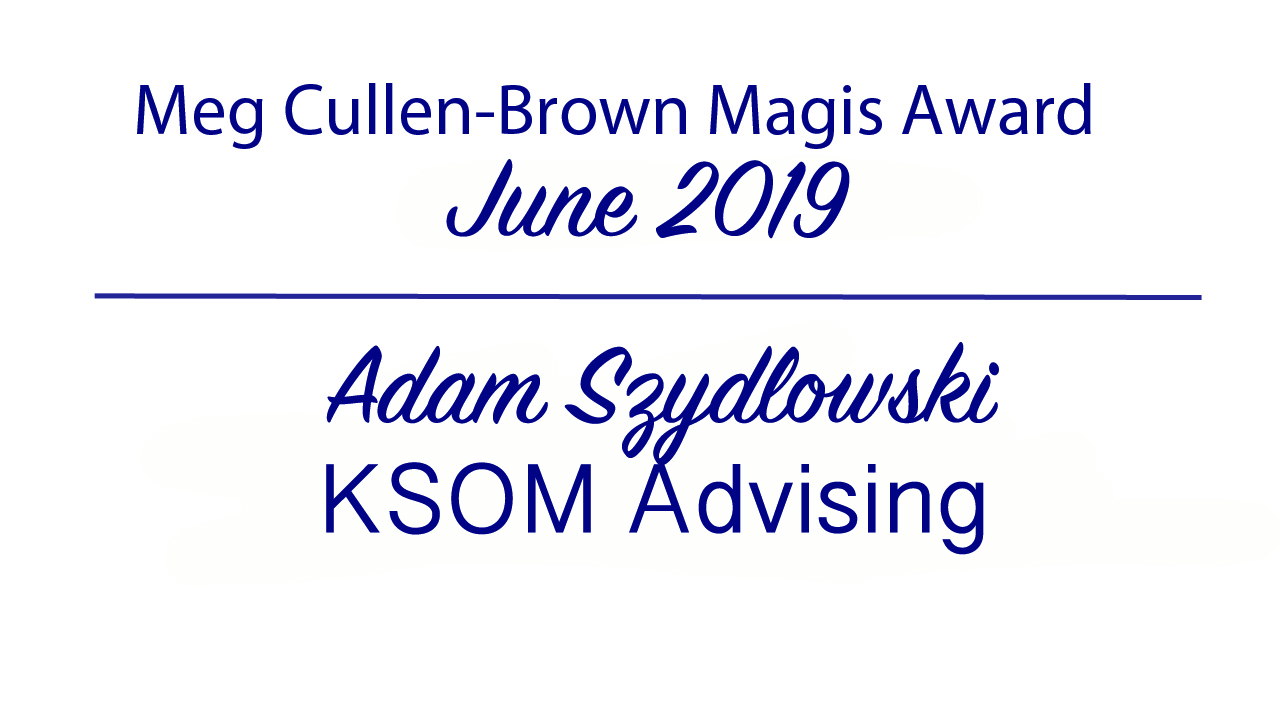 Meg Cullen Brown Magis Award - June image