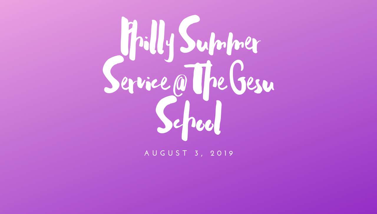 Registration Now Open For Gesu School Service Project Aug. 3 image
