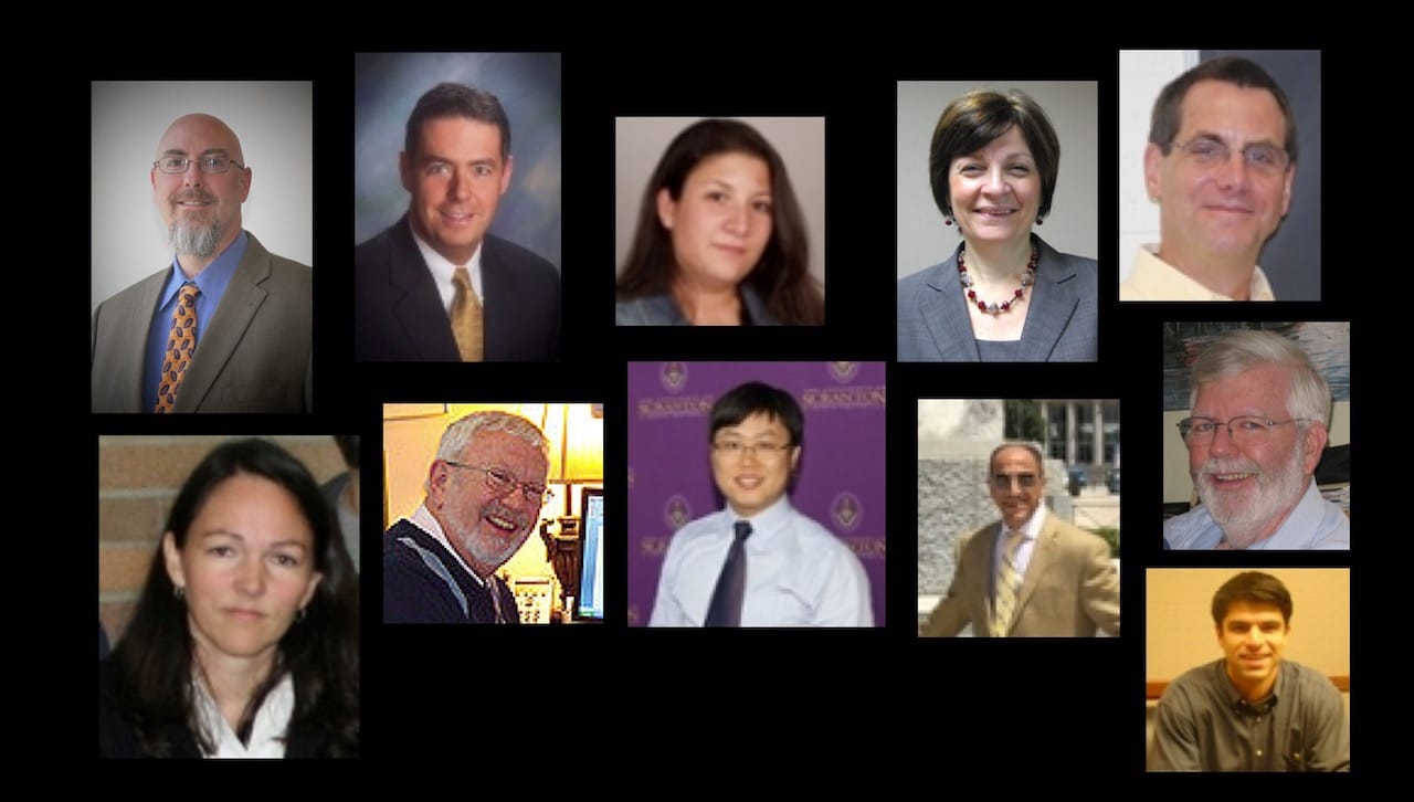 University of Scranton faculty members were honored recently with Provost Faculty Enhancement awards for excellence in teaching, scholarship or service. 