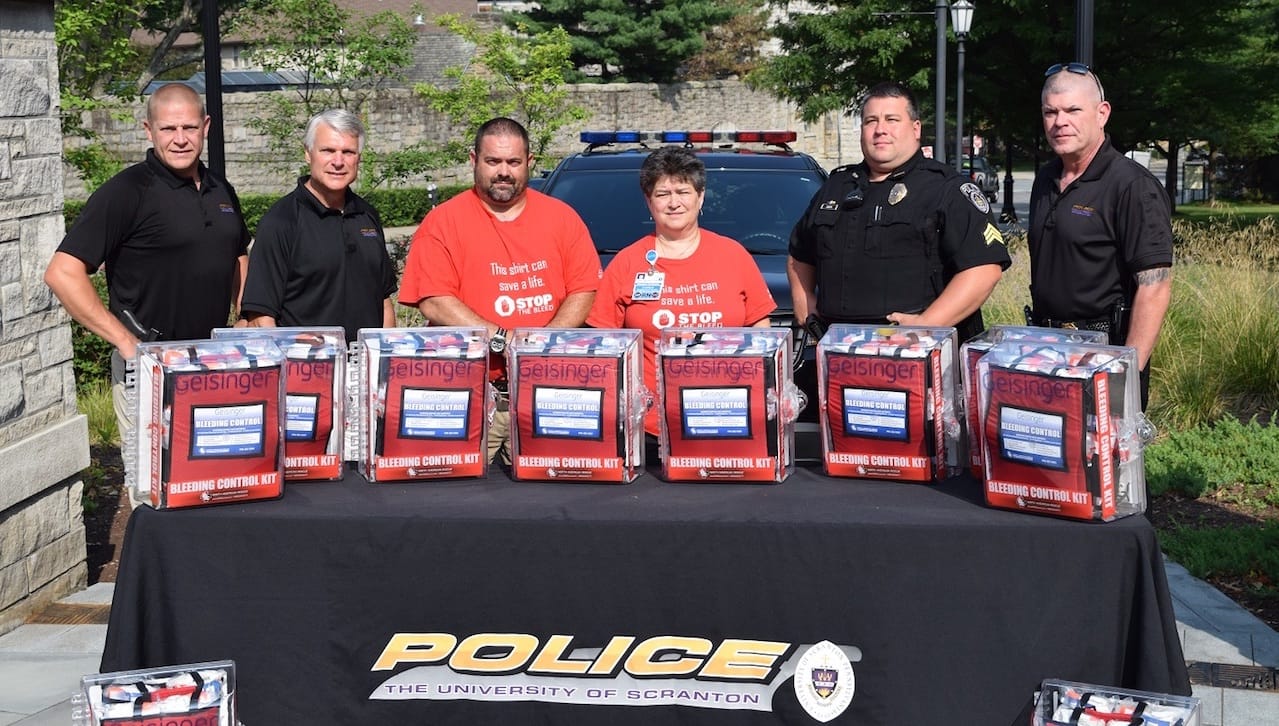 Geisinger Gives Stop the Bleed Kits to University image