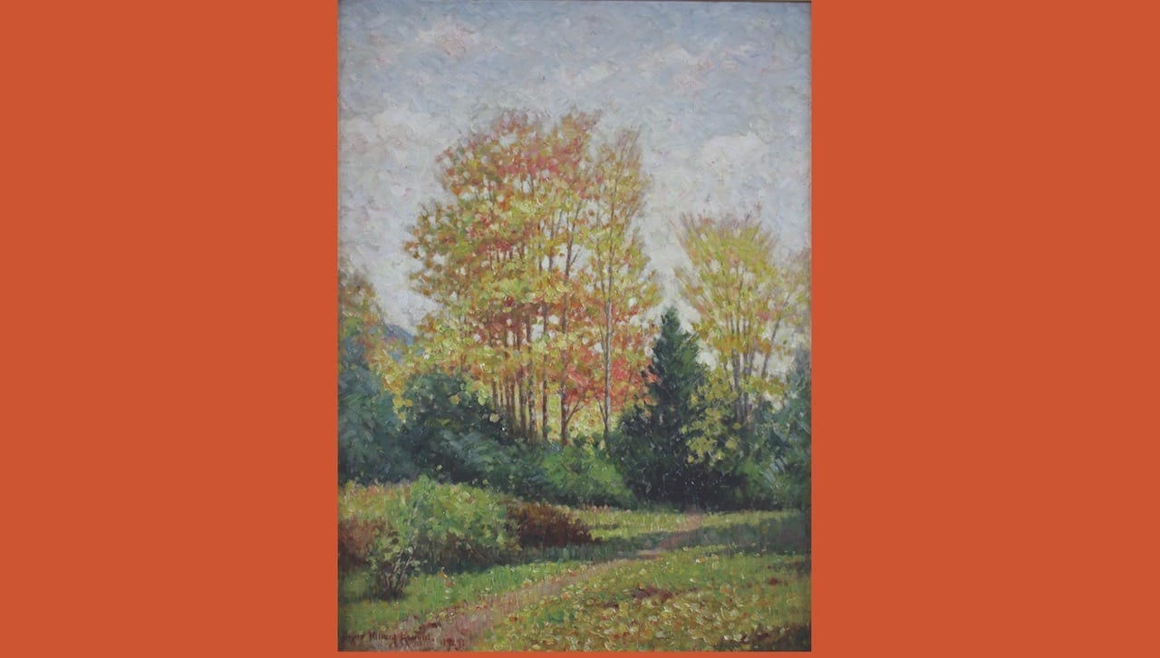 John Willard Raught’s The Glory of Autumn will be featured in a Hope Horn Gallery art exhibit, which is among fall semester events for 2019 planned at the University.