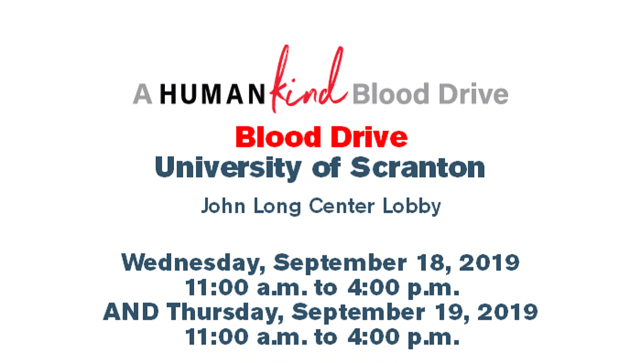 Blood Drive, Sept. 18 and 19 image